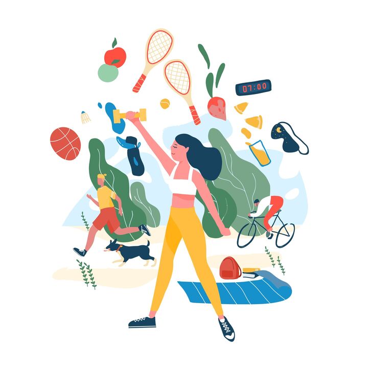 Muscles and old diseases occur in mobile people and old age